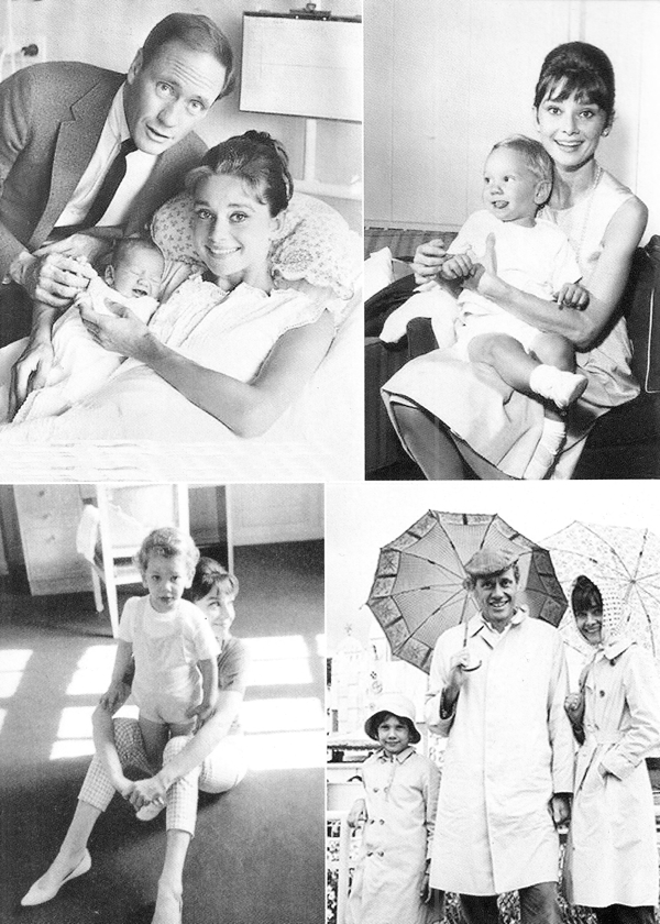Фотографии семьи Одри Хепберн