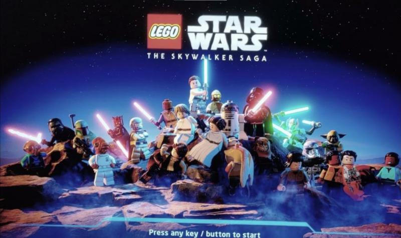 Стартовый экран LEGO Star Wars: The Skywalker Saga