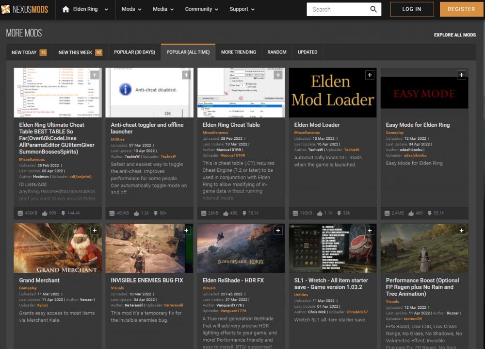 Мод, делающий Elden Ring заметно проще, стал одним из популярнейших на Nexus Mods