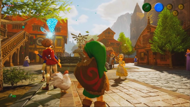 Стала доступна специальная рождественская версия фанатского ремейка Zelda: Ocarina of Time на UE 5.1
