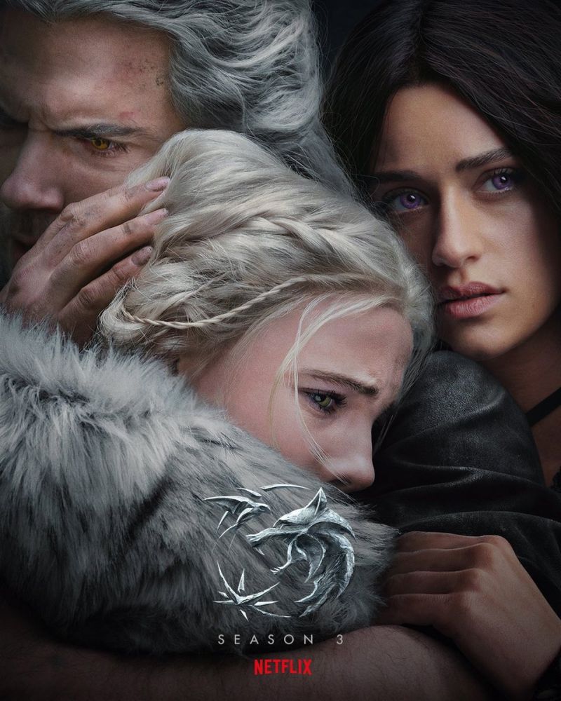 Генри Кавилл возвращается в третьем сезоне «Ведьмака» (постер)