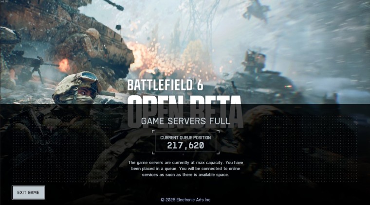 Стартовала ранняя бета Battlefield 6 - очередь на сервера шутера достигает 200 тысяч игроков